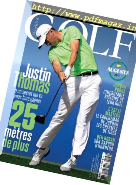 World of Golf France – Avril 2017 Cover