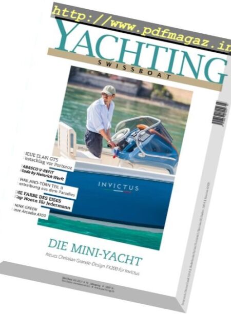 Yachting Swissboat – Mai-Juni 2017 Cover