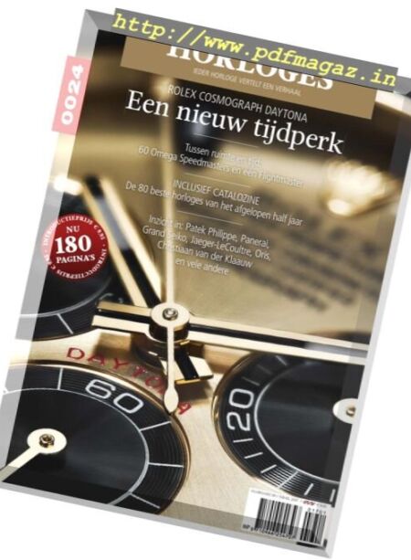 0024 Horloges – Nr.65, 2017 Cover