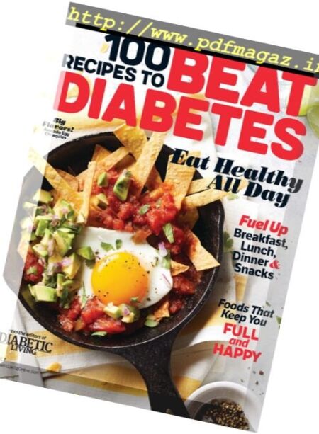 100 Recipes to Beat Diabetes – 2017 Cover