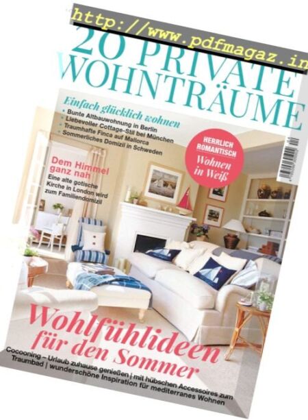 20 Private Wohntraume – Juli-August 2017 Cover
