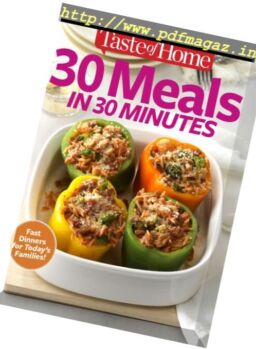30 Meals in 30 Minutes – June 2017