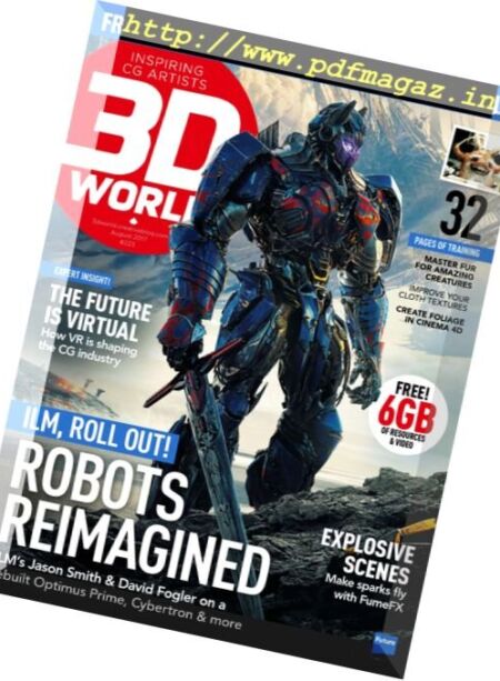 3D World UK – August 2017 Cover