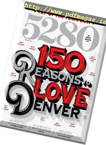 5280 Magazine – July 2017 Cover