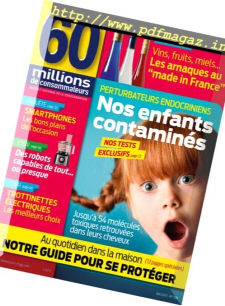 60 millions de consommateurs – Mai 2017 Cover