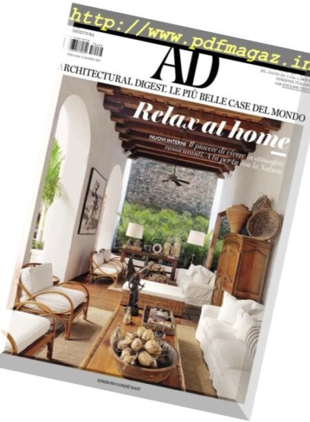 AD Architectural Digest Italia – Giugno 2017 Cover