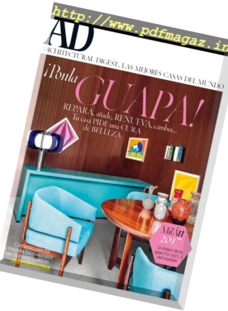 AD Architectural Digest Spain – Junio 2017 Cover