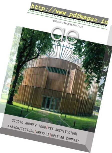 AE Architecture & Entertainment – March 2017 Cover