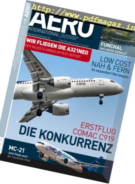 Aero International – Juli 2017 Cover