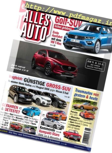 Alles Auto – Juni 2017 Cover