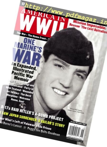 America In WWII – October-November 2016 Cover