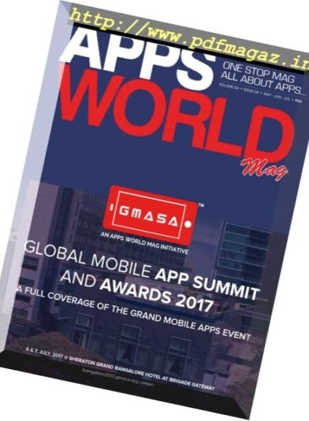 Apps World Mag – May-June-July 2017 Cover