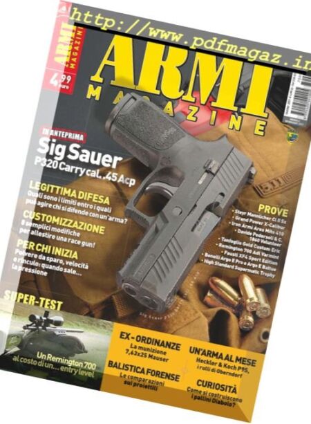 Armi Magazine – Giugno 2017 Cover