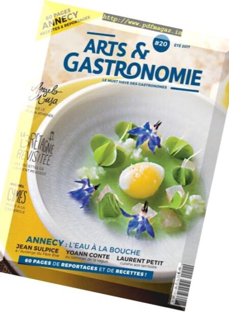 Arts & Gastronomie – Ete 2017 Cover