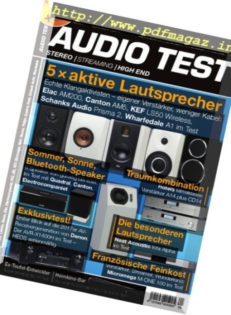 Audio Test – Nr.5 2017 Cover