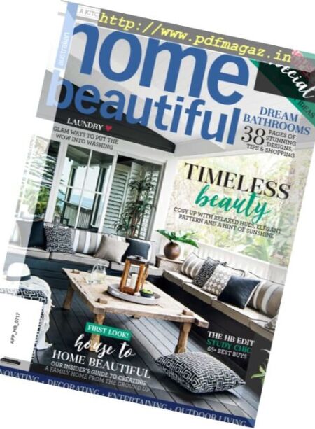 Australian Home Beautiful – July 2017 Cover