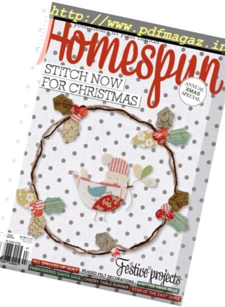 Australian Homespun – July 2017 Cover