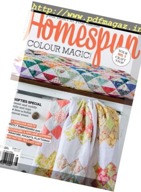 Australian Homespun – June 2017 Cover