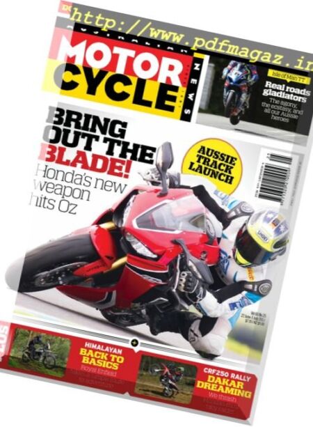Australian Motorcycle News – 22 June 2017 Cover