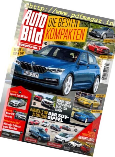 Auto Bild Schweiz – 9 Juni 2017 Cover