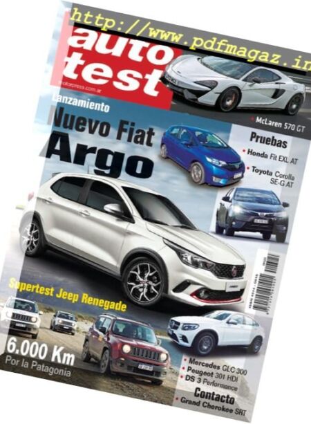 Auto Test – Junio 2017 Cover