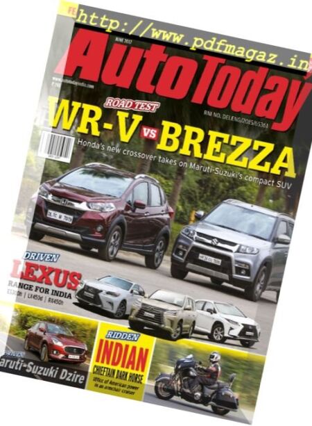 Auto Today – June 2017 Cover