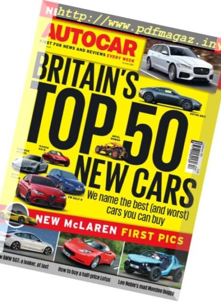 Autocar UK – 14 June 2017 Cover