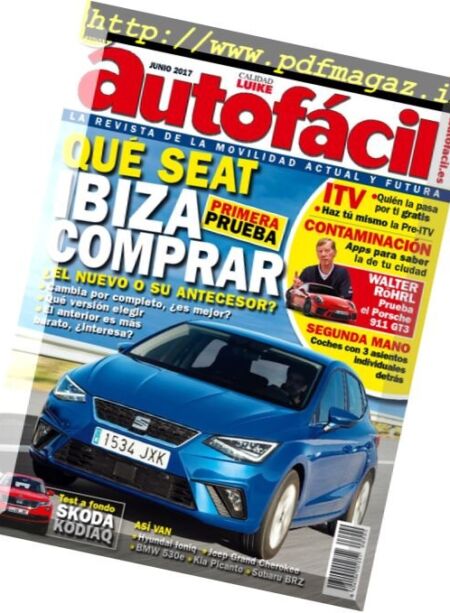 Autofacil – Junio 2017 Cover