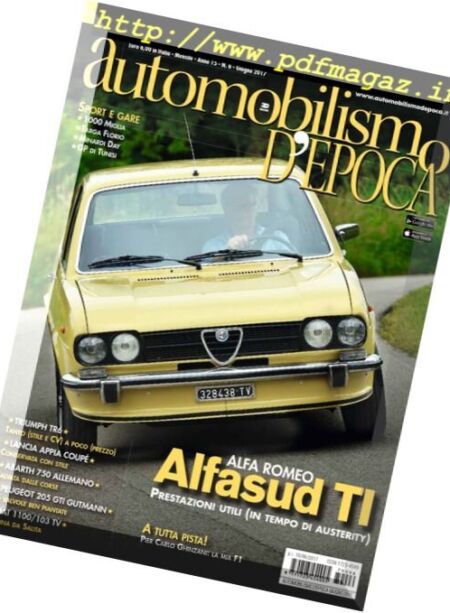 Automobilismo d’Epoca – Giugno 2017 Cover