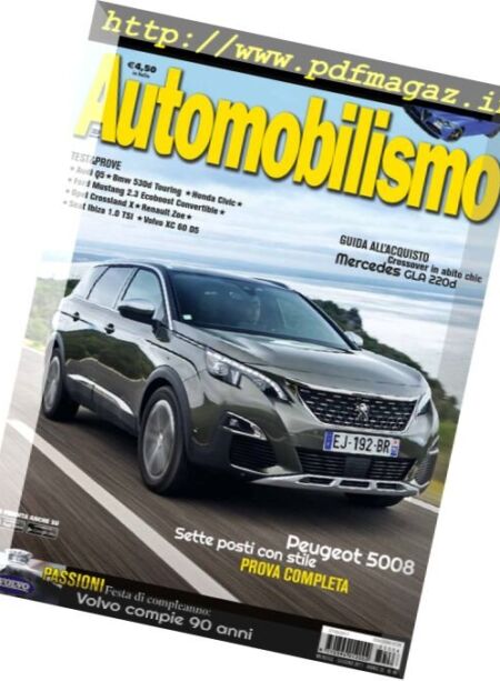 Automobilismo – Giugno 2017 Cover