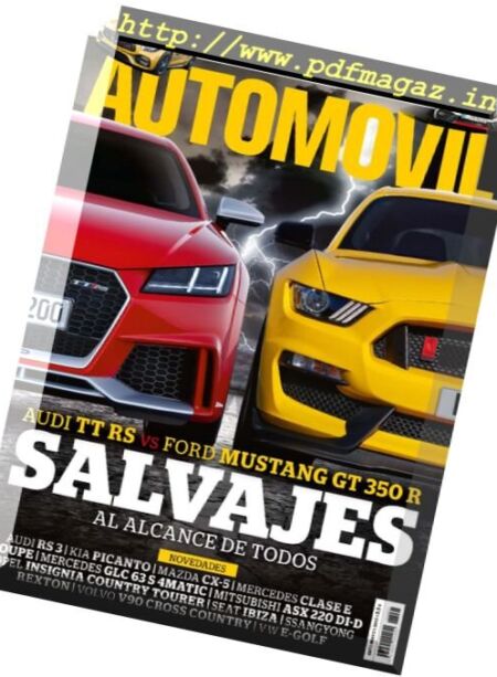Automovil Spain – Mayo 2017 Cover