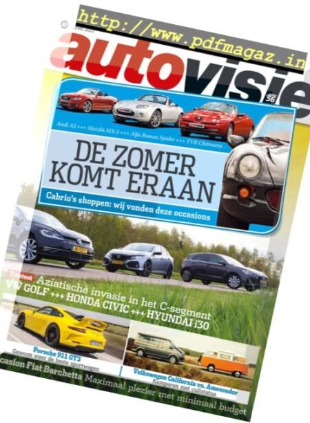 Autovisie – 11 Mei 2017 Cover
