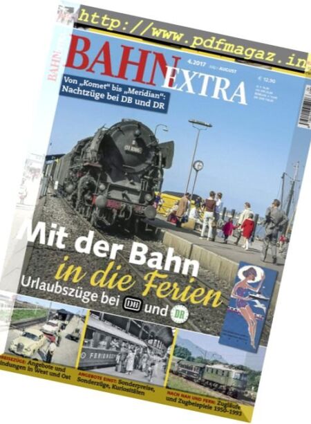 Bahn Extra – Juli-August 2017 Cover