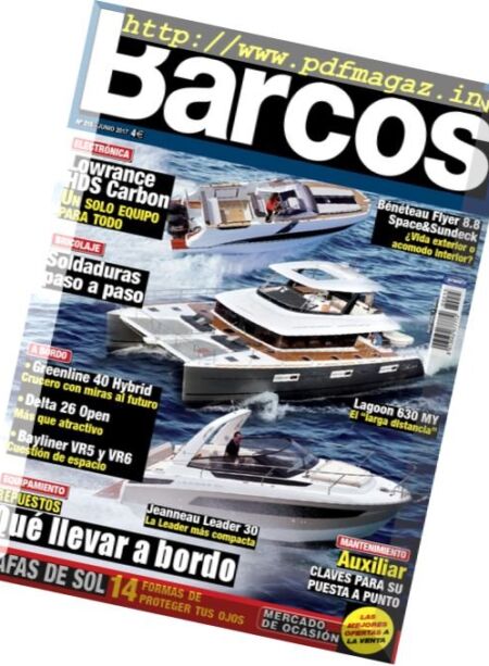 Barcos a Motor – Junio 2017 Cover