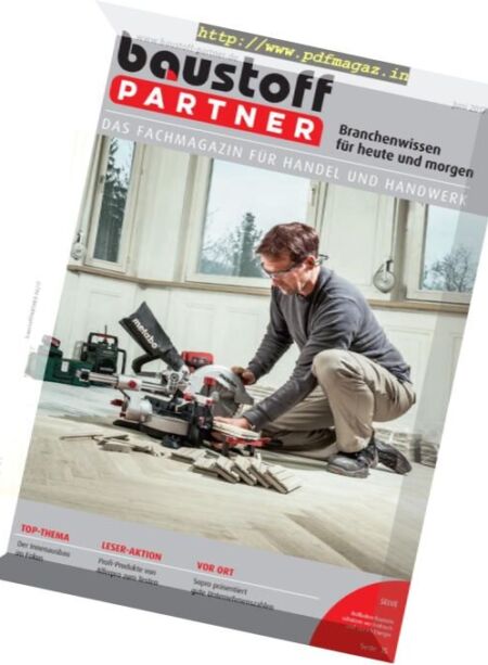 Baustoff Partner – Juni 2017 Cover
