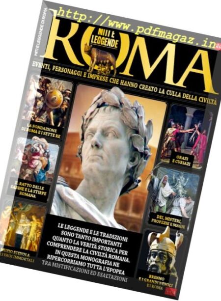 BBC History Italia – Miti E Leggende Di Roma 2017 Cover