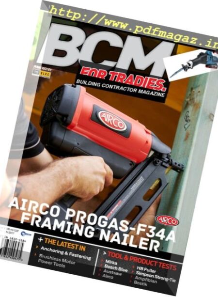 BCM for Tradies – May-June 2017 Cover