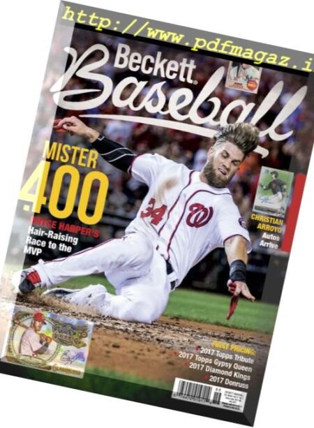 Beckett Baseball – July 2017 Cover