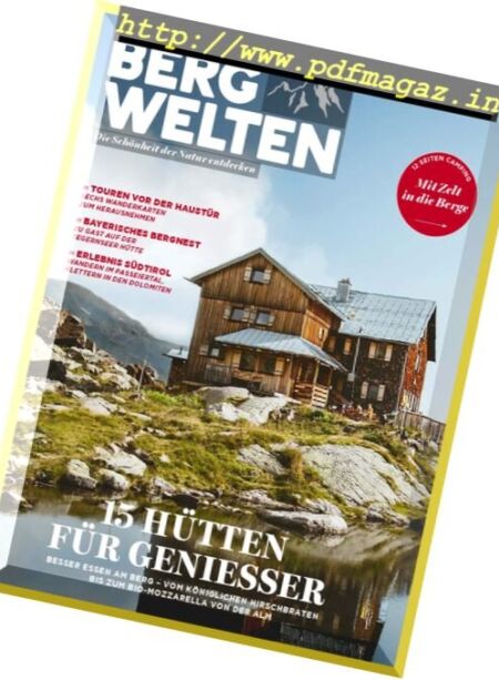 Bergwelten – Juni-Juli 2017 Cover