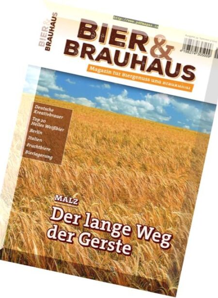 Bier & Brauhaus – Sommer 2017 Cover