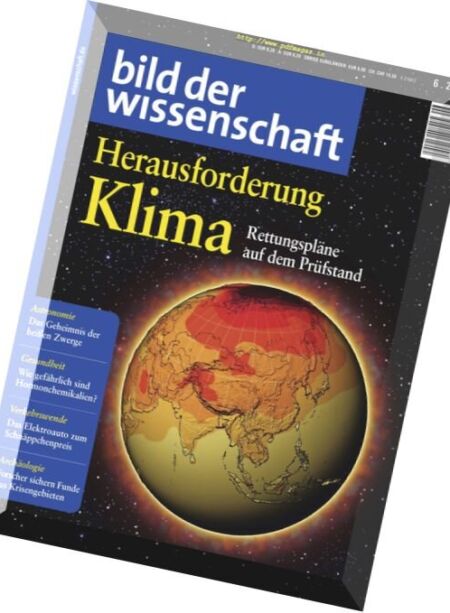 Bild der Wissenschaft – Nr.6, 2017 Cover