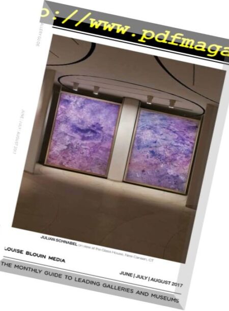 Blouin Gallery Guide – June-July-August 2017 Cover