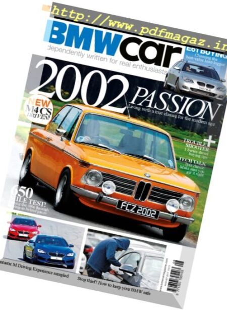 BMW Car – August 2017 Cover