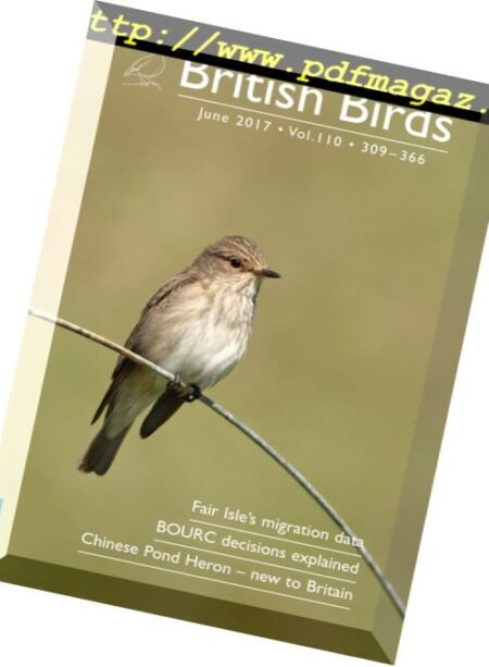 British Birds – June 2017 Cover