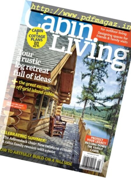 Cabin Living – July-August 2017 Cover