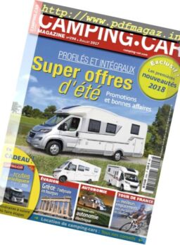 Camping-car Magazine – Juillet 2017