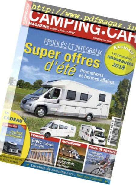 Camping-car Magazine – Juillet 2017 Cover