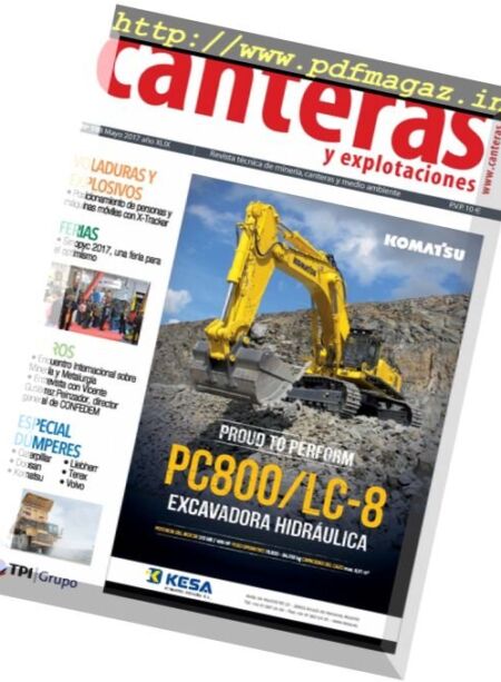 Canteras y Explotaciones – Mayo 2017 Cover