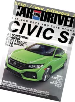 Car and Driver USA – August 2017