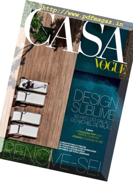 Casa Vogue – Brazil – Maio 2017 Cover